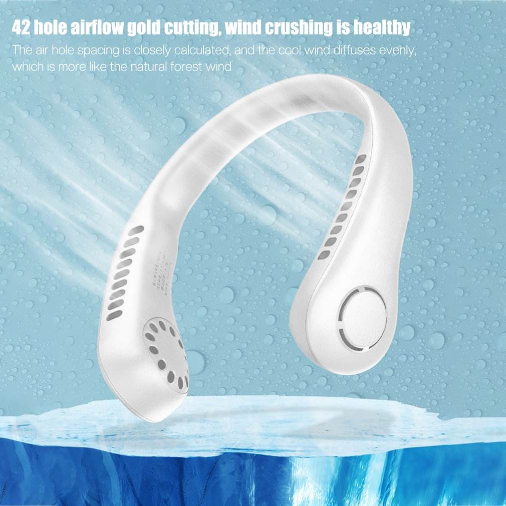 Portable Hanging Neck fan chargeable